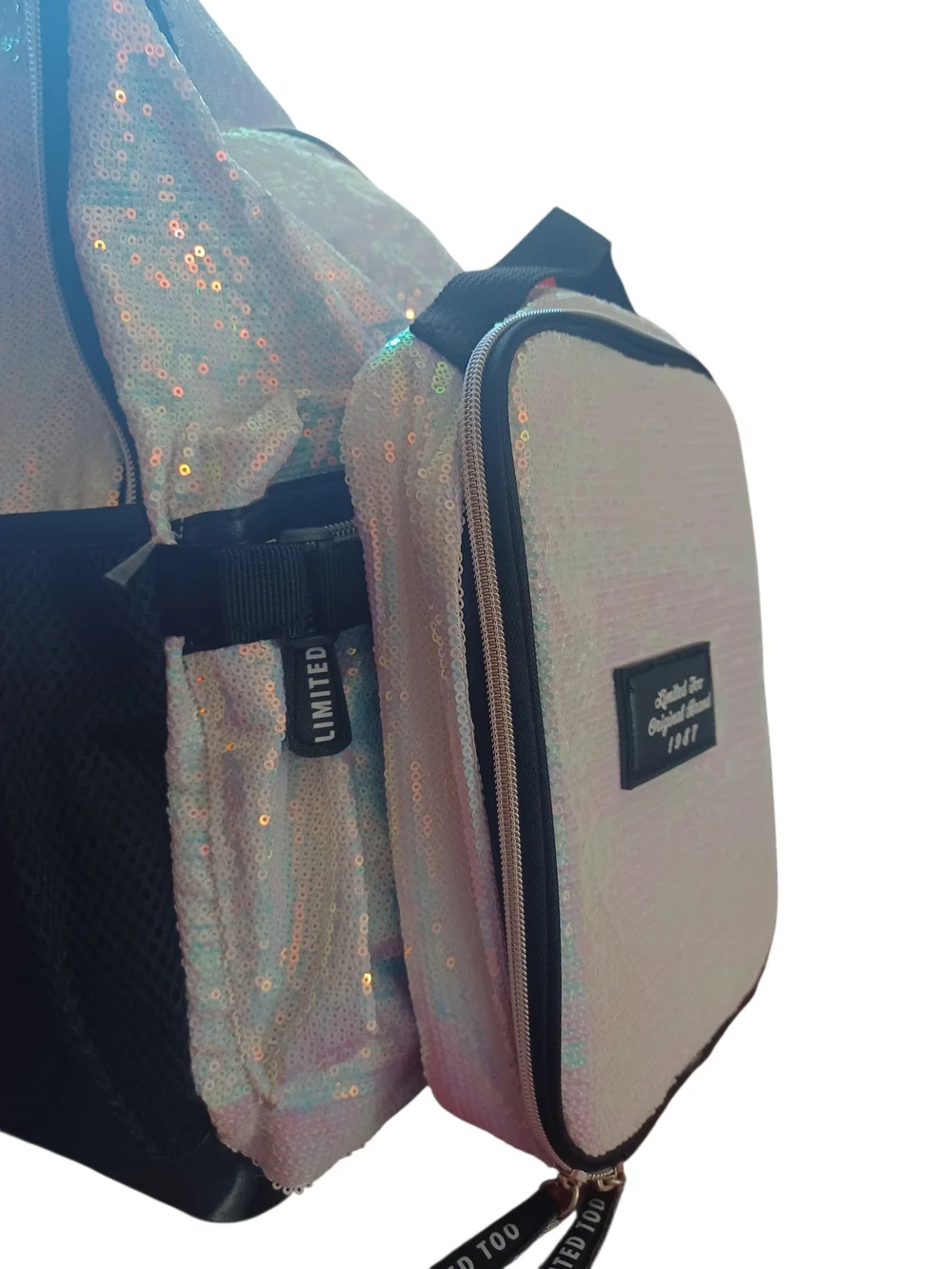 Limited Too Pink Sequin Backpack - Men's Fashion Bag